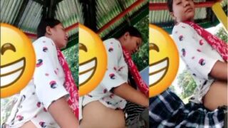 Gadis Assam Melompat-lompat Di Kontol Pacarnya Saat Bercinta Liar Di Alam Terbuka