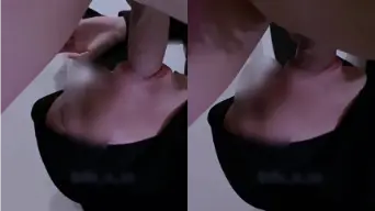 Hijab Hitam Ngemut Ganas Di Toilet, Bikin Makin Basah