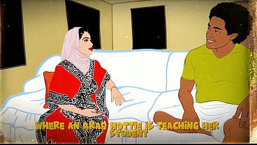 Guru Arab Montok Dengan Pantat Besar Ngajar Muridnya Trik-trik Panas Di Ranjang
