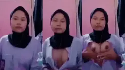 Vcs Hijab Bocil Sange Remes Toket, Bikin Crot Sampe Lemes.