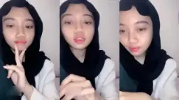 Rarah Si Hijab Montok Colmekin Sendiri Sampe Basah